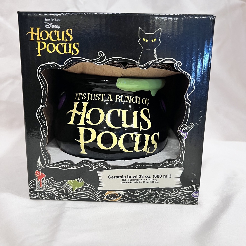 Disney Hocus Pocus‎ Sanderson Sisters Cauldron Candy Jar New in Box HALLOWEEN